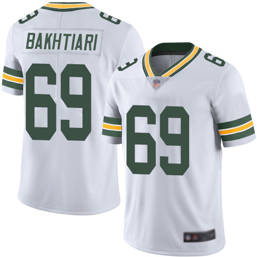 Green Bay Packers Limited White Men #69 Bakhtiari David Road Jersey Nike NFL Vapor Untouchable->youth nfl jersey->Youth Jersey
